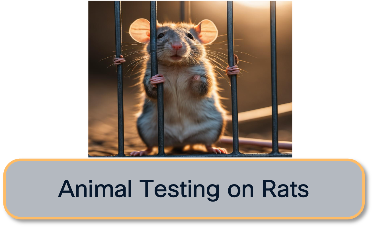 Test subject mouse in cage